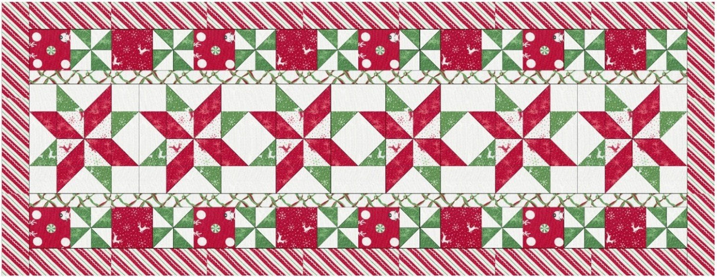 Sunflower Lane Peppermint Swirl Table Runner Pattern