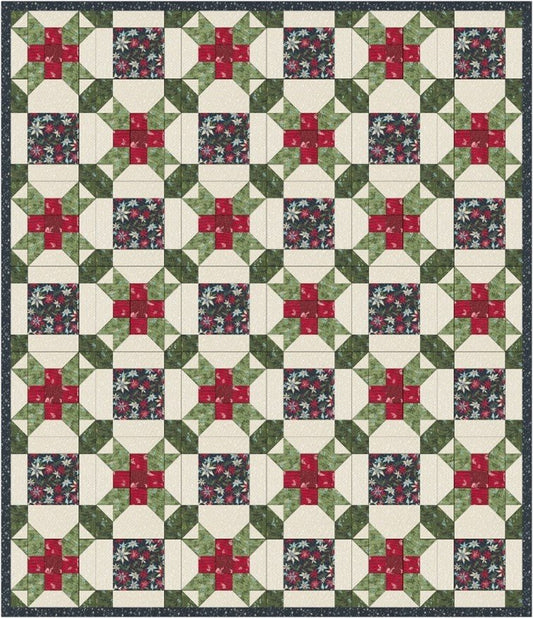 Sunflower Lane Holiday Ribbons Quilt Pattern