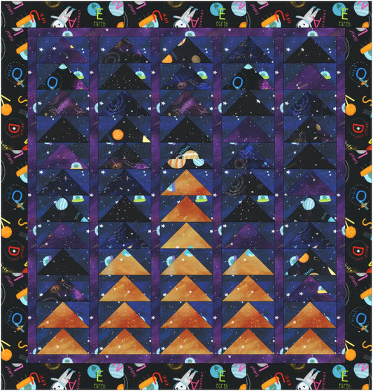Sunflower Lane Space Geese Pattern
