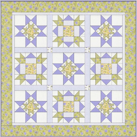 Sunflower Lane Spring Blooms Quilt Pattern